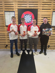 Advent Open 2022 - juniors Top4 (de gauche à droite) : Nico Hodel, Ivan Jenni, Rinaldo Hodel et Samuel Schmutz